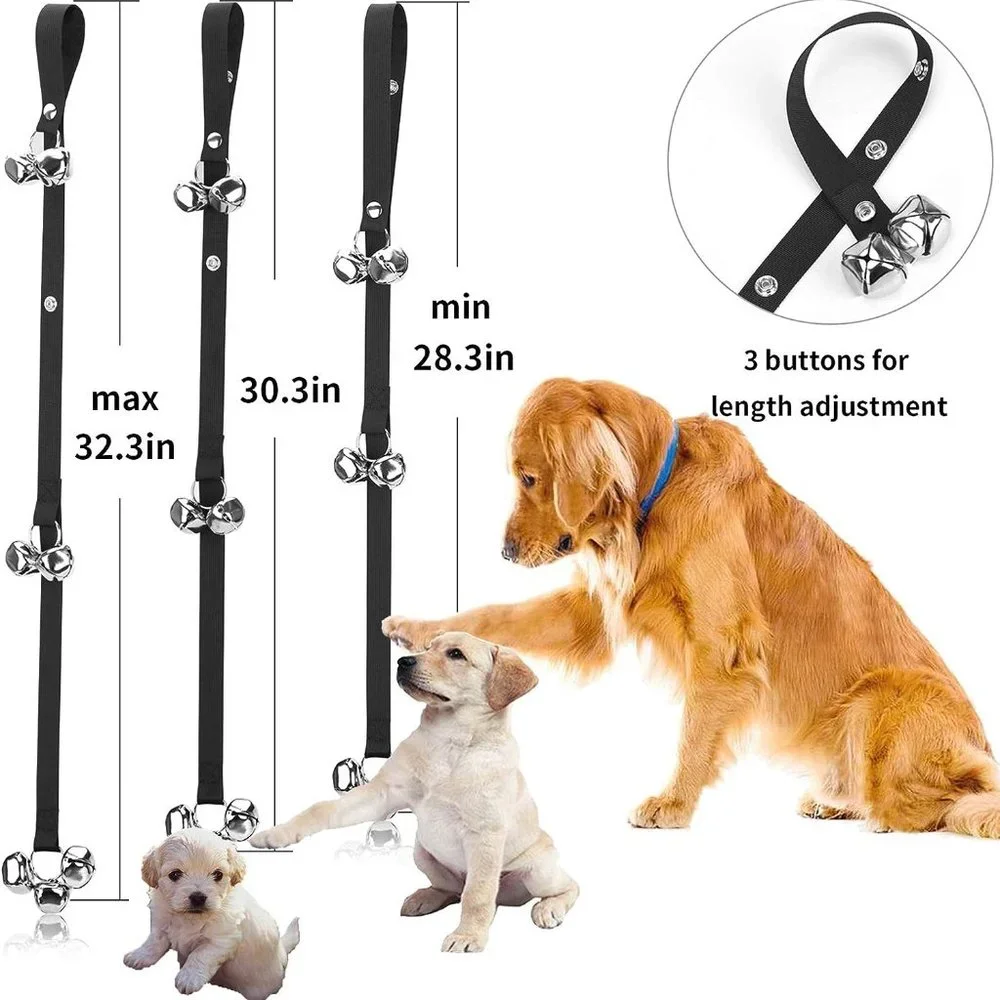 Puppy Bells Dog Doorbells for Door Knob/Potty Training/Go Outside-Dog Bells